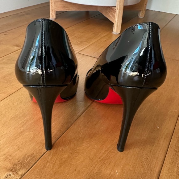 Christian Louboutin Pigalle 100 patent black - Picture 6 of 8